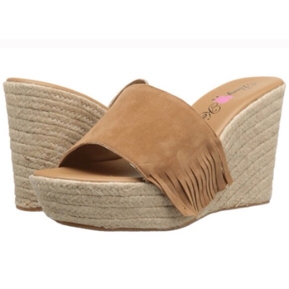 Penny loves Kenny Shoes - Sale! Fringe Wedge Sandals